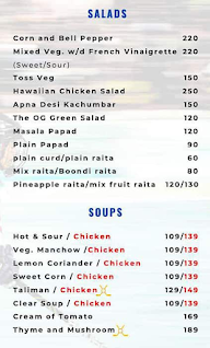 Cafe 103 menu 2