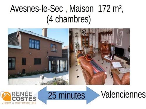 Vente viager 5 pièces 172 m² à Cambrai (59400), 97 100 €