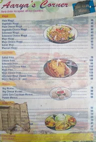 Aarya Corner menu 3