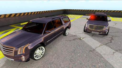 Screenshot Realistic car driving parking 