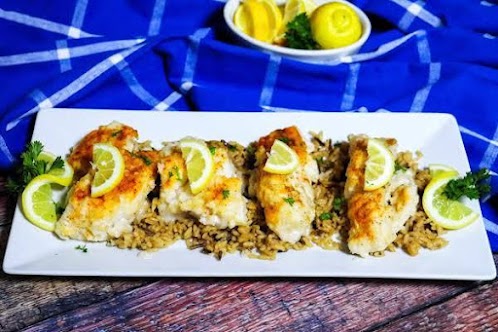 Lemon Butter Baked Cod