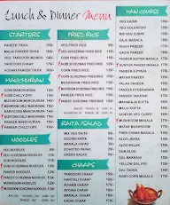 Rajhans menu 1