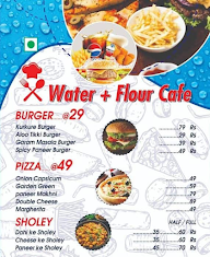 Water + Flour Cafe menu 2