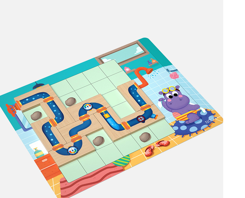 Brinquedo de banho Little Puzzle Maze para crianças Diversão aquática interativa Estimula resolução de problemas e entretém os pequenos durante o banho