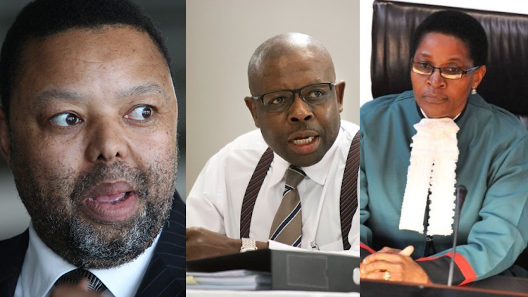 Retired judge Chris Jafta, Western Cape judge president Mandlakayise Hlophe and retired judge Bess Nkabinde at the heart of the 16-year-long legal battle by Hlophe.