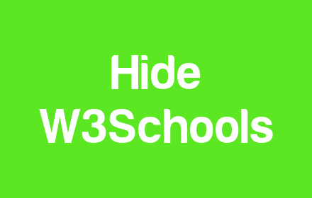 Hide W3Schools Preview image 0