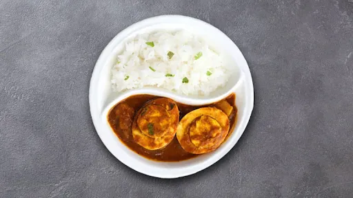 Egg Curry With Rice