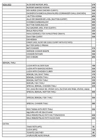 Bengal Biriyani House menu 6