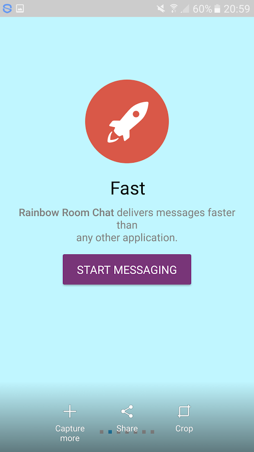 Android application Rainbow Room Chat screenshort