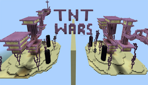 Android application Map The End TNT Wars For MCPE screenshort
