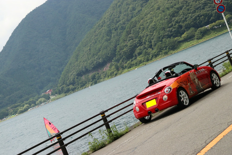 コペンの「ゆるキャン△」聖地巡礼・朝霧高原・富士五湖めぐり・オープンドライブ・土砂降り道路冠水コペン水没！？事件（大嘘）に関するカスタム事例の投稿画像4枚目