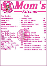 Moms Kitchen menu 2