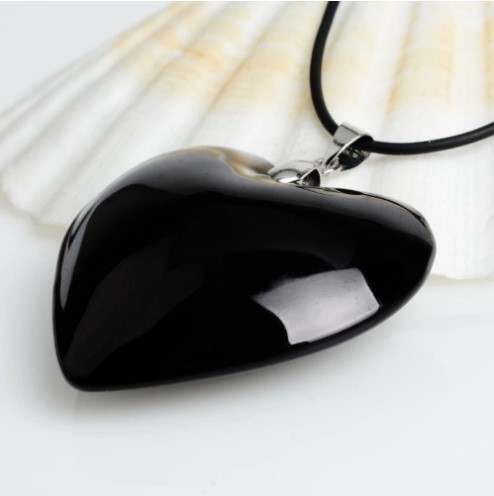 Title 1, Fashion Love Heart-shaped Crystal Pendant Neckl...