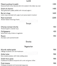 Jamavar - The Leela Palace menu 7
