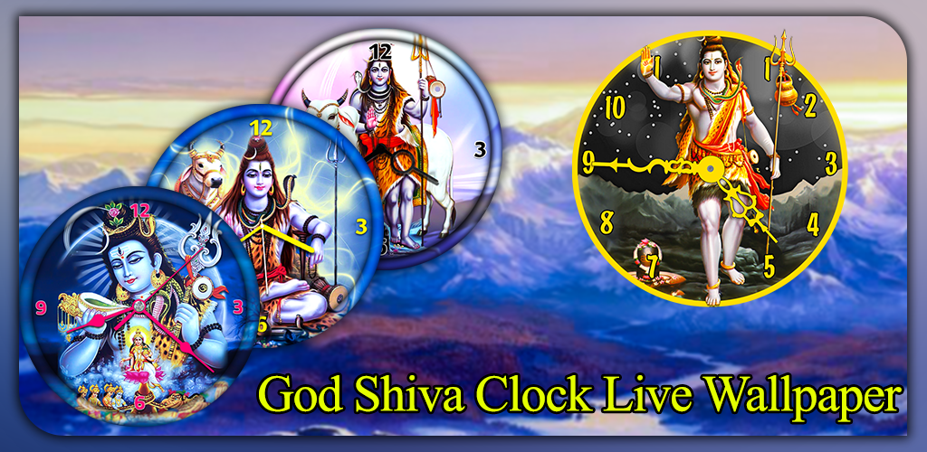 God Shiva Clock Wallpaper APK Download for Android -  