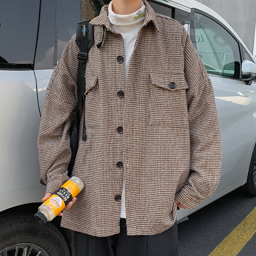 Title 4, Jacket Mens Korean Style Loose Trendy Handsome...