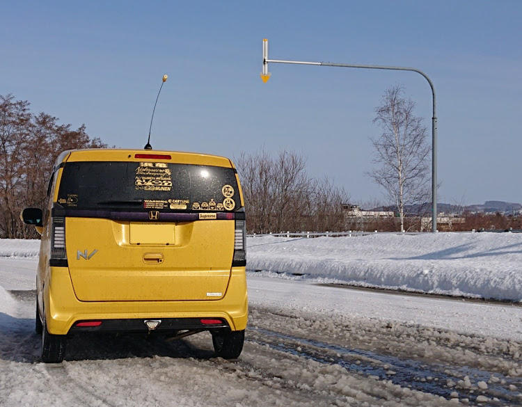 Nボックススラッシュの北海道・N/on・雪解けドロドロ〜・すかる・春？なのか？に関するカスタム事例の投稿画像1枚目
