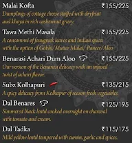 Benares menu 3