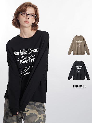 Title 2, American Letter Floral Print Long Sleeve Pullov...