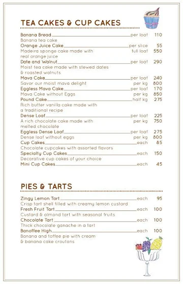 Theobroma menu 