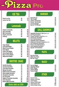 Pizza Pro menu 2