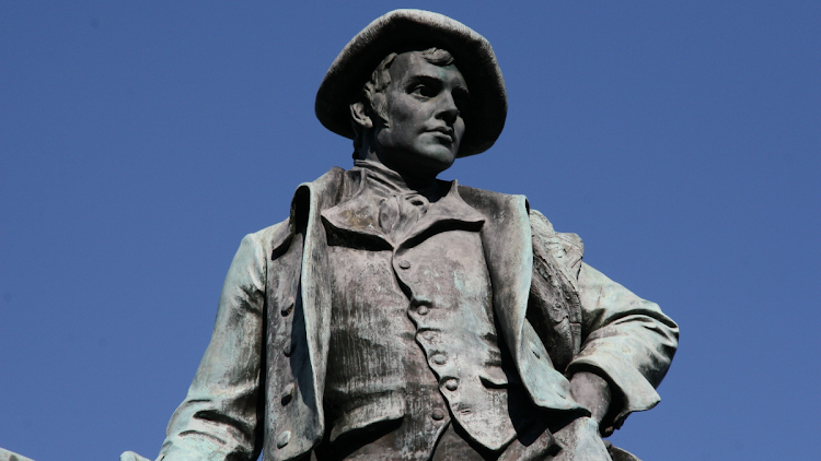 A statue of British explorer James Cook, who mapped the east coast of Australia and claimed it for Britain, was cut at the ankles and defaced in St Kilda in south Melbourne. Stock photo.