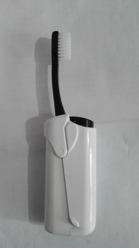 Portable Folding Storage Toothbrush Set for travel and everyday use. Compact and convenient design, keeps your toothbrus