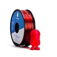 Translucent Red MH Build Series PETG Filament - 1.75mm (1kg)