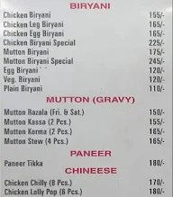 Haji Kolkata Biryani menu 2