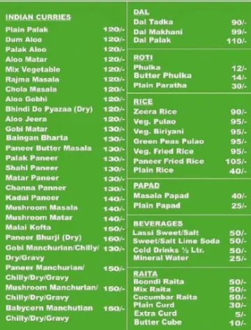 Paratha Plaza, 4Th Block menu 