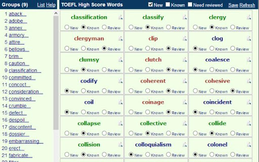 TOEFL High Score Words