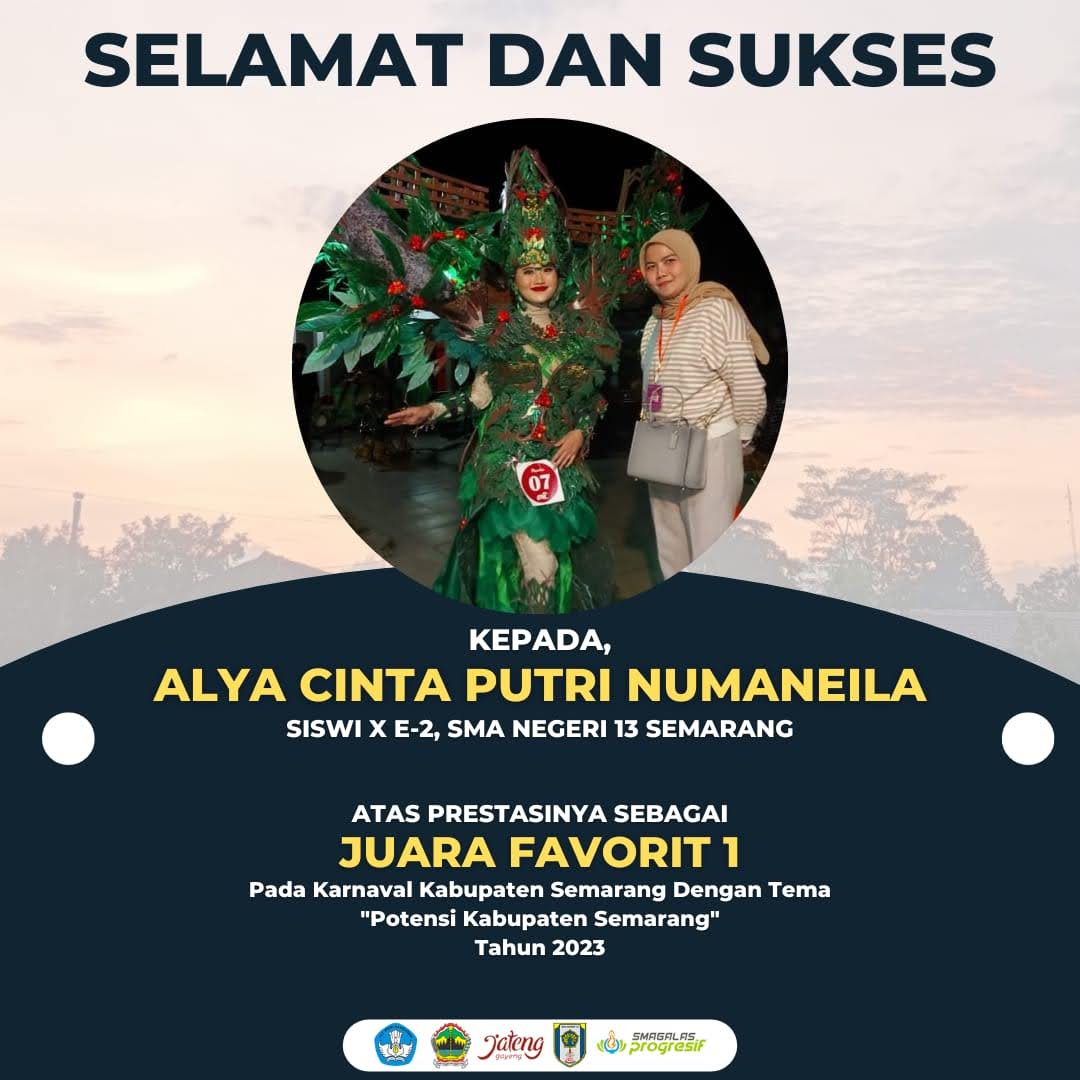 Alya Cinta, Juara Favorit 1, Karnaval Kab. Semarang “Potensi Kab. Semarang” 2023