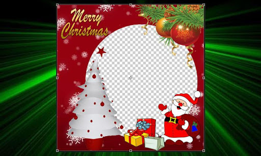 DIY Christmas Photo Frame with CUTE Stickers