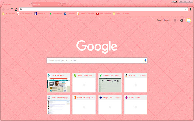 Cute Bubblegum Pink Leather Lounge chrome extension