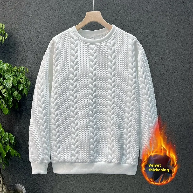 Sweat à capuche brossé High Sense Hot Fashion pour homme, le confort ultime et le style tendance. Idéal pour un look décontracté et stylé.