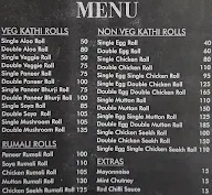 Delhi Roll Company menu 2