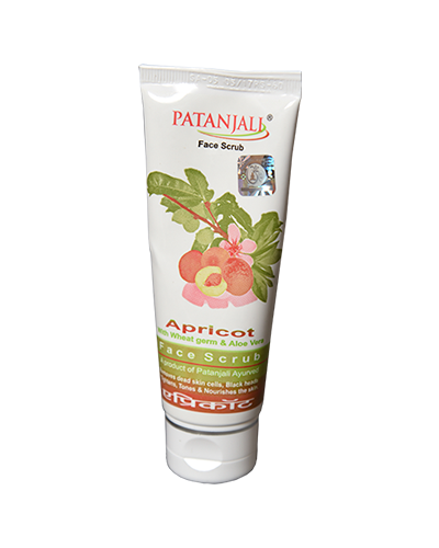 Patanjali Apricot Face Scrub - 60 gm