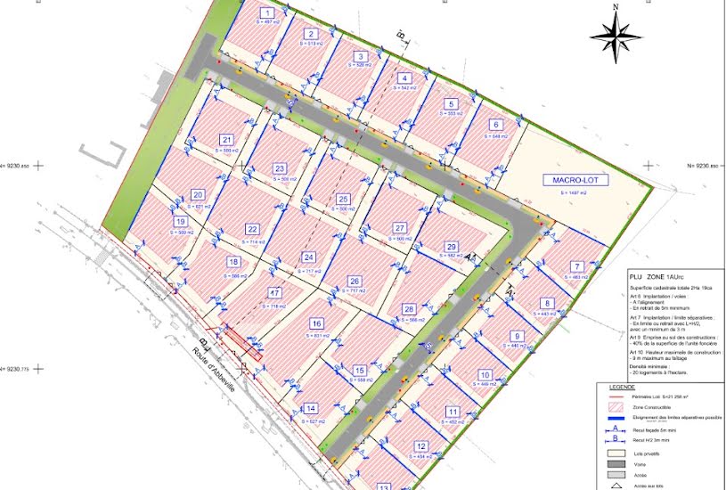  Vente Terrain + Maison - Terrain : 820m² - Maison : 116m² à Rue (80120) 