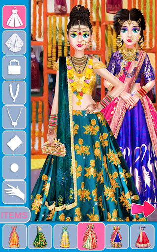 Screenshot Indian Bride Makeup Dress Game