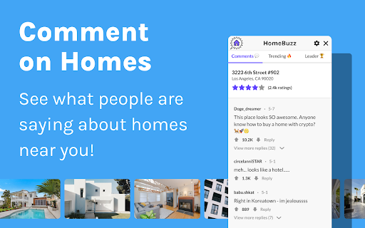 HomeBuzz - Comment on Real Estate Listings