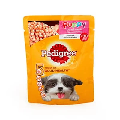 Pedigree Puppy Chicken Chunks Flr 80 Gm