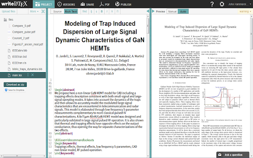 Modeling Induced Dispersion Large Dynamic Characteristics HEMTs description accurately modulated large-signal thermal conductance, 