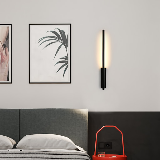 Title 10, Minimalist Golden Line Wall Lamp Nordic Modern ...