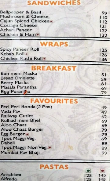 Tpot menu 