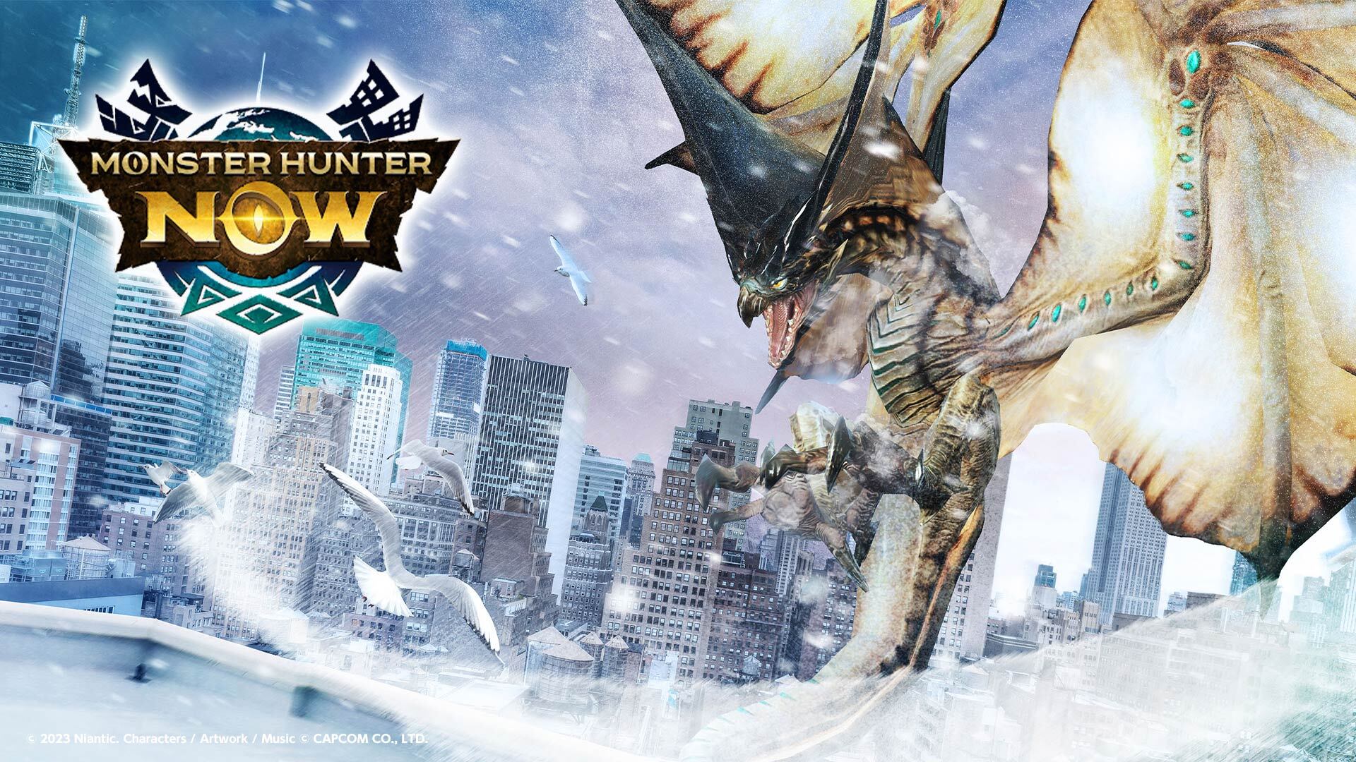 Winter's Monster Hunter Now update adds more monsters and weapons