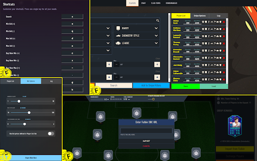 FUT exeSniper  Shortcuts & Autobuyer