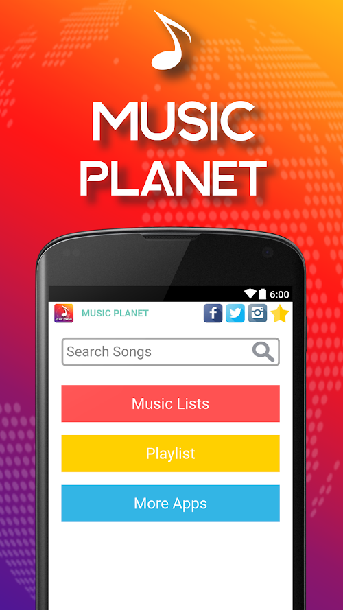 Android application Music Cloud Free Music Player screenshort