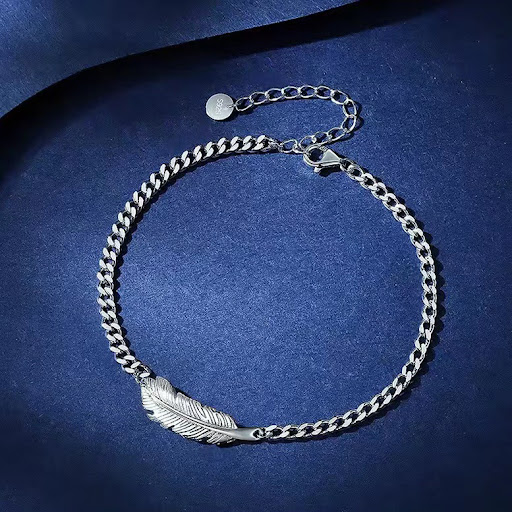 Title 5, Couple Bracelet Pair Of Feather Shells – Symbol...