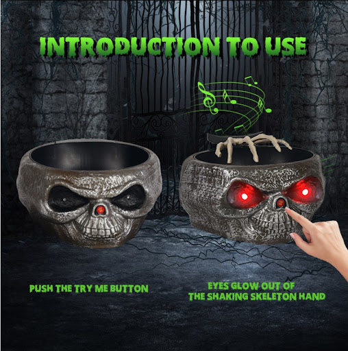 Title 4, Halloween Candy Bowl Plastic Pumpkin Bowl With ...