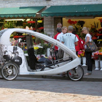 Un taxi ecologico di 